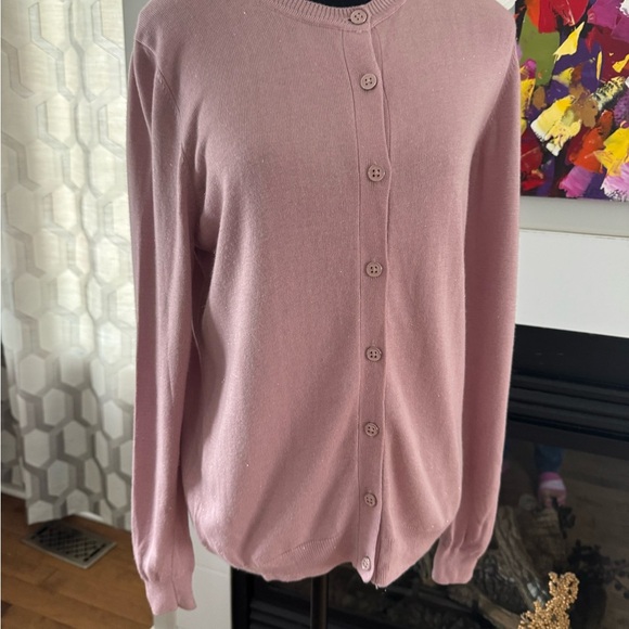 Nicole by Nicole Miller Pink Knit Cardigan - Picture 2 of 8